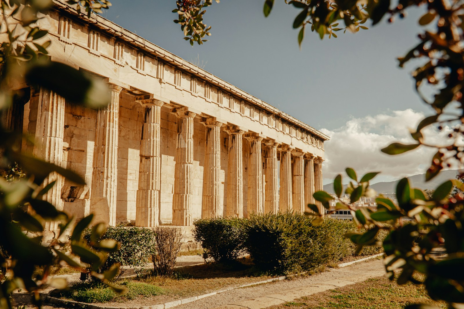 The Temple of Hephaestus in the Ancient Agora of Athens