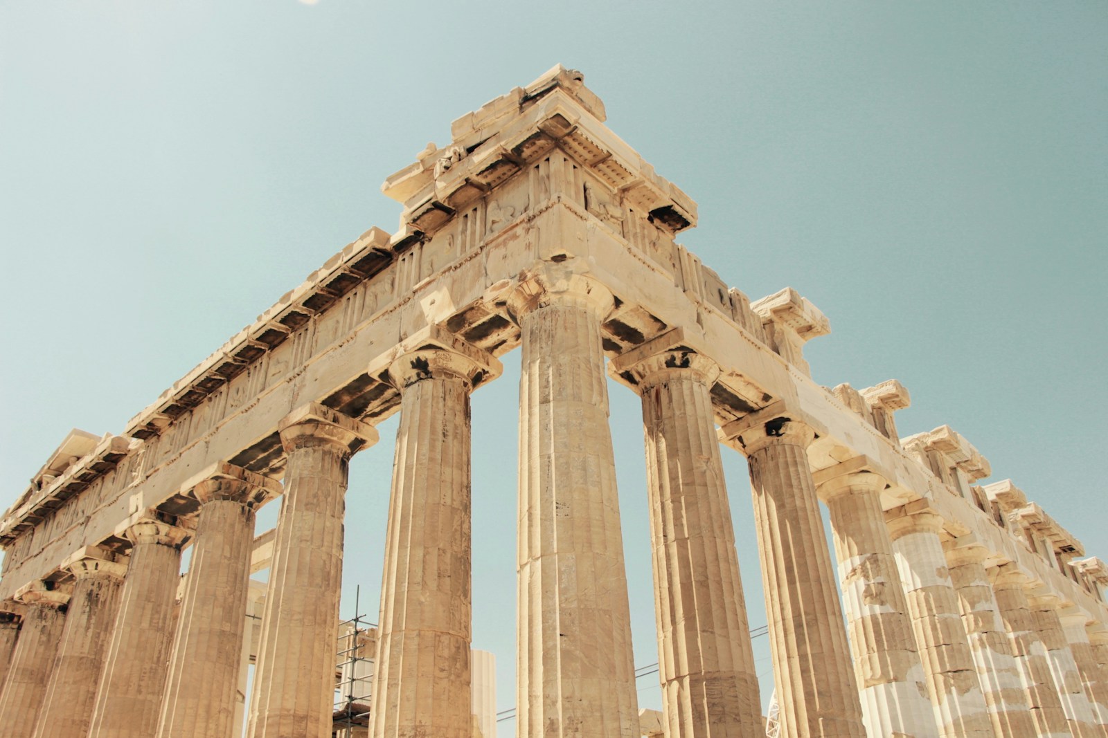 The Parthenon on the Acropolis in Athens